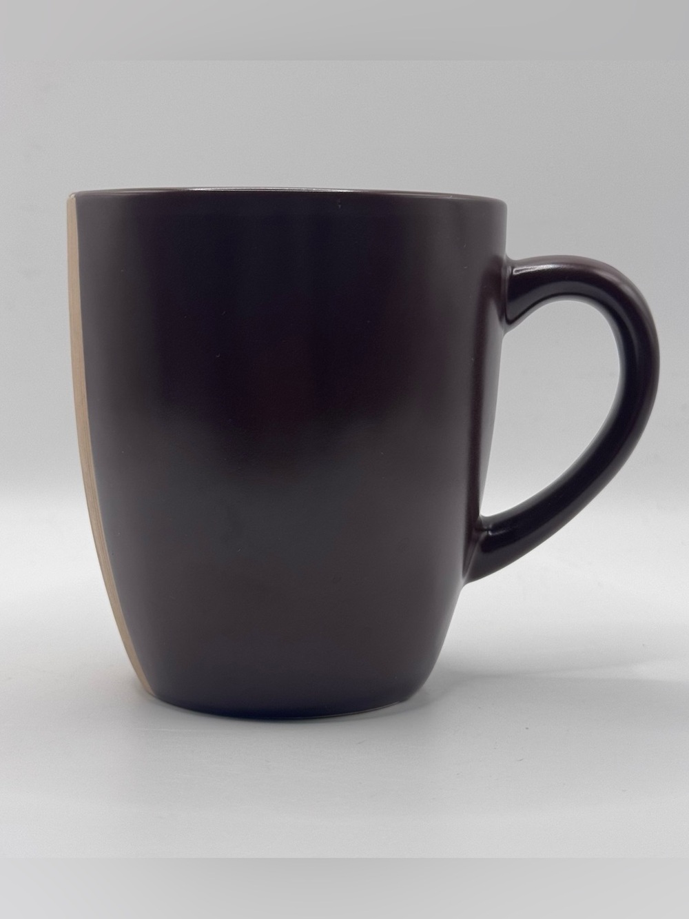 MIKASA Gourmet Basics Bamboo Brown Stoneware Coffee/Tea Mug